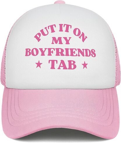 Funny Trucker Hats for Women Men Black&White Inappropriate Hat Adjustable Snapback Mesh Baseball Cap Fun Gag Gifts in Saudi Arabia