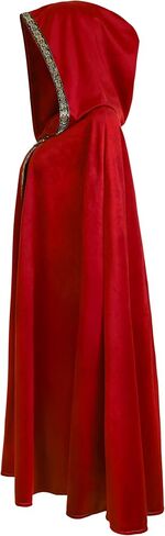 UQJE Medieval Cloak with Hood Halloween Renaissance Hooded Cape for Adult in Saudi Arabia