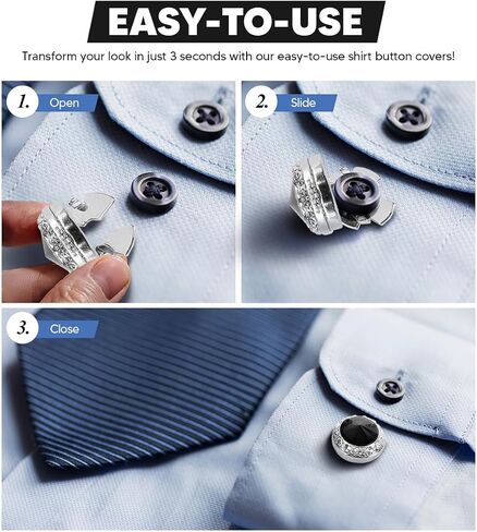 Vittorio Vico Button Covers by Classy Cufflinks in Saudi Arabia