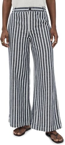 Madewell Women's The Zoe Relaxed Wide Pant in 100% Linen in Saudi Arabia