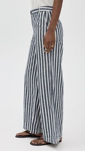 Madewell Women's The Zoe Relaxed Wide Pant in 100% Linen in Saudi Arabia