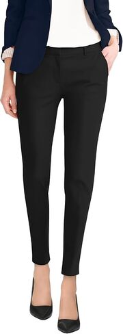 Hybrid & Company Womens Ultra Comfy Stretch Slim Fit Pants Chino مع جيب in Kuwait