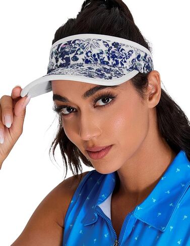Soneven Sports Sun Visor Hat Women Lightweight Packable Cooling Stretchy Visor Hat for Running, Tennis, Golf in Kuwait
