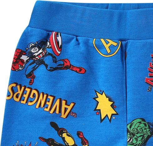 Marvel Avengers Boys Short Sleeve T-Shirt and French Terry Shorts Set for Toddler and Big Kids in Saudi Arabia