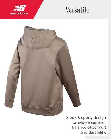 بدلة رياضية للأولاد من New Balance - كنزة صوفية صوفية مكونة من 3 قطع، شورت رياضي، تي شيرت - مجموعة شورتات رياضية للأولاد (8-12) in Saudi Arabia