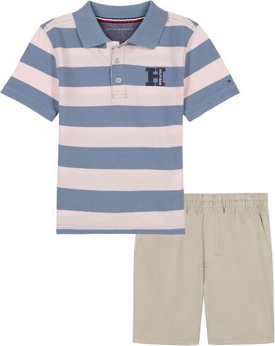 Tommy Hilfiger Boys 2pc Polo Short Set in Saudi Arabia