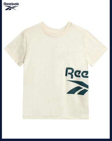 Reebok Toddler Boys Short Set - 3 Piece Summer Outfit with 2 T-Shirts & Shorts - Activewear Clothes for Toddler & Little Boys in Saudi Arabia