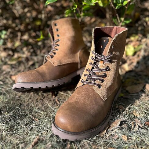 COSIDRAM Men's Casual Oxford Boots Classic Suede Chukka Boots Comfort Lace Up Business Dress Shoes in Kuwait