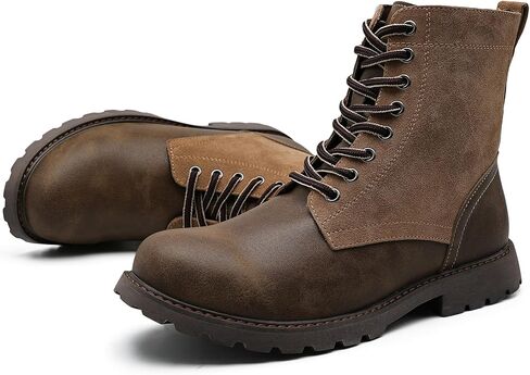 COSIDRAM Men's Casual Oxford Boots Classic Suede Chukka Boots Comfort Lace Up Business Dress Shoes in Kuwait