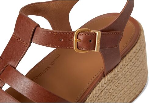 FitFlop Women's Platfforms Espadrille Leather Fisherman Wedge Sandals in Saudi Arabia