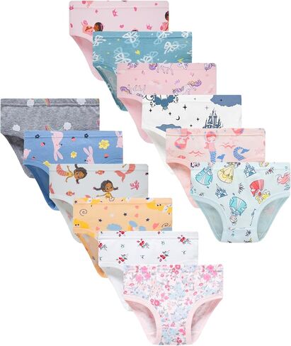 FINIHEN GIRLS CORTON COTTON UNDDEAR TODDLER BARSALS BANDIATES Kids Multipacks. in Kuwait