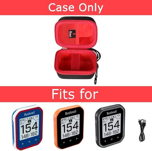 حقيبة تخزين Mchoi Golf GPS مناسبة لجهاز Bushnell Phantom 2 GPS المحمول، Phantom Golf GPS، حافظة واقية مضادة للصدمات لجهاز Golf Rangefinder، حافظة فقط in Saudi Arabia
