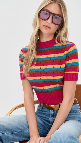 MOTHER Women's The Mock 10 Sweater in Saudi Arabia