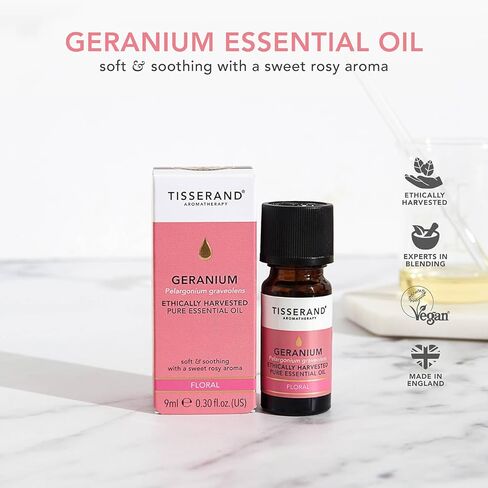 Tisserand Ethically Harvested Pure Essential Oil - Essentials for Menstrual Cycle Regulation and Soothing Digestive Spasms - Clary Sage - 0.3 oz in Kuwait