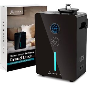 Grand Luxe HVAC Scent Diffuser, Covers 3500 Sq Ft, Essential Oil Diffuser for Home & Spa, Waterless Aromatherapy Diffuser, Bluetooth, HVAC Accessories Included, Scheduled Timer (Oil Sold Separately)