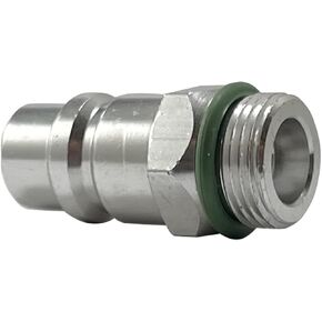 Sherco -Auto USA A/C Aeroquip Aluminium R -134A منفذ صمام الخدمة الجانبية المنخفضة - M13 × 1 - كل - مصنوعة في الولايات المتحدة الأمريكية
