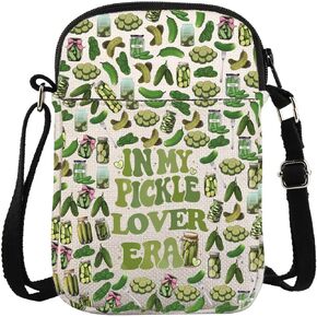 Pickle Crossbody Bag Canning Season Gift Pickle Jar Gift Dill Pickle Gift Pickle Messenger Bag For Gherkin Cucumber Lovers