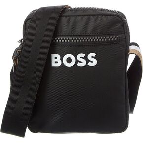 اصطاد حقيبة Crossbody صغيرة النايلون ، الزيتون الأسود ، PCE.