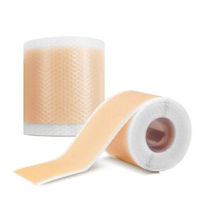 LOSVEO Silicone Scar Sheets For Face Wrinkles, 1.6"x 120"/3m Collagen Scar Tape Strips for Face,Medical Grade Silicone Scar Sheets for Surgical Scars,C-Section, Burn, Scars- Reusable(1box/3m)