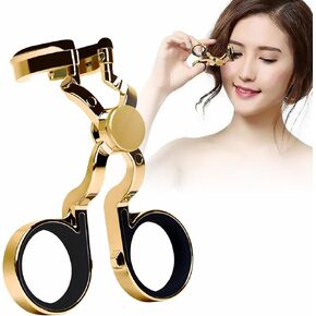 Contact Lens Applicator Tool, Color Contact Lenses Wearing Aids for Easier Apply/Remove Contact Lens, Contact Lens Eyelid Wearing Aid for Travel, Luxury Gold