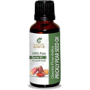 Prickly Pear Seed Oil -(Opuntia Ficus-Indica)- Carrier Oil 100% Pure Natural Undiluted Uncut Therapeutic Grade 0.51 Fl.OZ