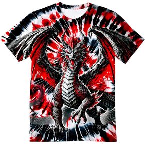 تي شيرت صبغة ربطة الصبغة ، أطفال هيبيز ، TIE TIE TEERIT TESHIRT للفتيان الفتيات