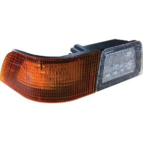 Tiger Lights TL6120R 12V Right LED Corner Amber Light with Work Light Compatible With/Replacement For Case/IH Magnum 180, Magnum 190, Magnum 210, Magnum 215, Magnum 225 Flood Offroad Light