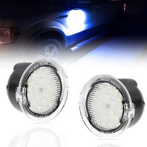مصابيح البركة الجانبية LED ل FO-RD F150 Explorer Edge Expedition Flex Fusion Taurus X ، 6000K Mirror LED LADS F150 ، 2 PCS (White)