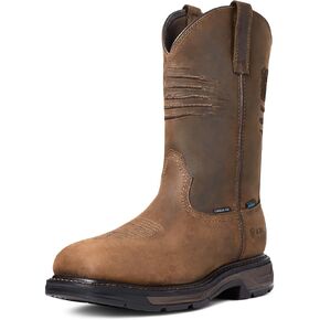 Ariat Men's Workhog Xt Patriot Waterproof Carbon Toe Work Boot
