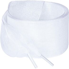 الأربطة أحذية Booyckiy Ribbon للنساء ، أربطة تول واسعة 4 سم