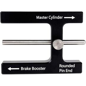 Car Brake Booster Push Rod Adjustment Tool, Brake Pedal Distance Adjustment Tool with Magnet, Brake Booster with Master Cylinder, Push Rod Length Gauge for Brake Booster with Adjustable Pin