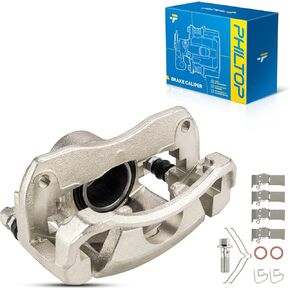 PHILTOP 19B3128 19B3129 Front Disc Brake Caliper Assembly Replacement For 2007-2017 Toyota Camry, 2007-2012,2016-2018 Lexus ES350, 2008-2018 Toyota Avalon, Pair Set of 2 Front Driver and Passenger