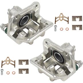 KUSATEC 19B6886 19B6887 Rear Disc Brake Caliper with Bracket fit for 2013-2018 Acura RDX; 2007-2016 Honda CR-V, 2012-2015 Crosstour; Both Left and Right side