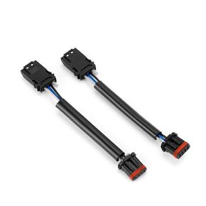 Wsays 4" (101.6mm) Turn Signal Extension Harness Compatible with Harley Sportster 883 1200 2000-2022, Fit Softail FXLR FXBB FLSL Dyna FXDB FXDL 2016-UP