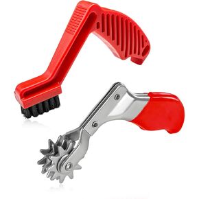 Polishing Pad Conditioning Brush, Buffing Pad Cleaning Spur Tool & Foam Pad Brush, Buffing Pad Cleaner for Revitalizing Polisher Compound Pads Buffer Bonnets, Car Accessories