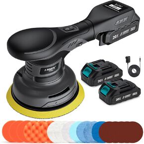 Cordless Buffer Polisher Compatible with Makita 18V Battery, 6-Speed Brushless Motor with 6-Inch Pad, Car Waxing & Detailing, Marine, Furniture Polish, Lightweight Portable Orbital Polisher