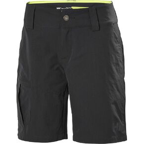 شورت نسائي من Helly Hansen، سريع الجفاف، للحماية من الشمس، متين، أسود، 31