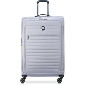 DELSEY Paris Cruise 3.0 Softside Expandable Luggage with Spinner Wheels, Black, Carry On 20 Inch