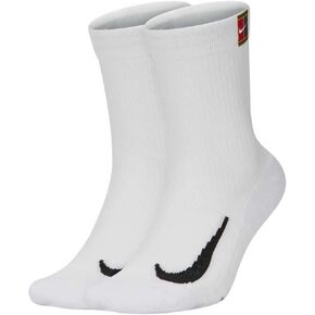 Nike Court Multiplier Cushioned Tennis Crew Socks (2 Pairs)