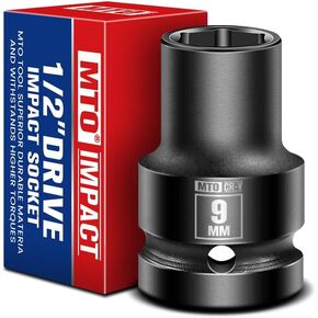 1/2 "محرك أقراص DEEP DEEP DEEP ، مقبس متري من 6 نقاط لصيانة السيارات ، يلتقي CR-V Steel معايير ANSI in Kuwait