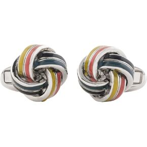 PS Paul Smith Men's 'Signature Stripe' Knot Cufflinks, Artist Stripe, One Size