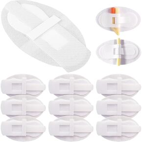 20 Pcs Catheter Stabilization Device - Foley Catheter Tube Holder Sticker for Peg/G/J Feeding Tubes - Adhesive Catheter Urinary Leg Bag Legband Holder Catheter Supplies for Double Tube