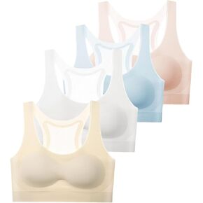 Training Bras for Girls 12-14 Years,Teens 14-16 Sports Bra,Design with Fixed Pads Bras Lightweight Big Girls Bra