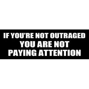 إذا لم تكن غاضبًا ، فأنت لا تهتم ملصقًا مصدًا (Trump Liberal Pro Anti)
