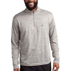 Spyder Mens Active Quarter Zip Sweatshirt - 2-Way Stretch UPF 30+ Moisture Wicking Mock Neck Pullover (Sizes: S-XL)