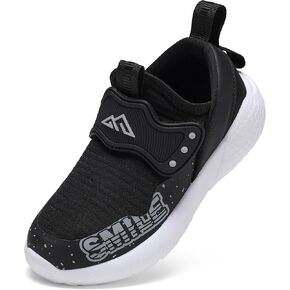 Boys Girls Lightweight Breathable Running Sneakers - Non Slip Athletic Tennis Shoes for Kids - Fashion Sport Walking Cushion Comfortt
