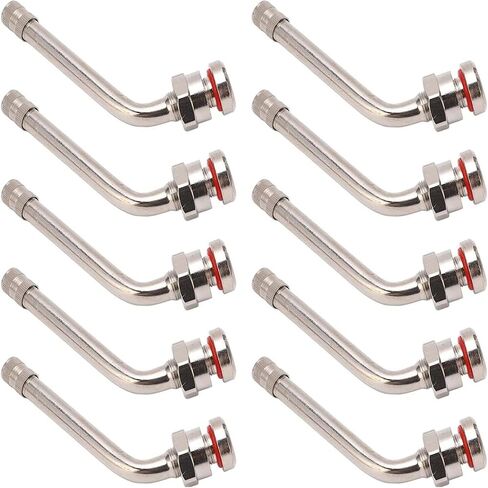 TR545D Truck Tire Valve Stems (10 PCS) 60 Degree Bend Valve Stem Compatible with 22.5" & 24.5" Alcoa Aluminum Wheels, 1 Pack in Saudi Arabia