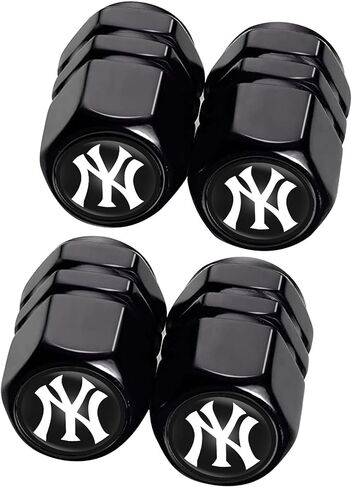 4pcs Twins Car Tyre Valve Caps ، Caps Aluminium Auto Tire Valve لعشاق Twins Baseball ، أغطية جذعية عالمية/أغطية غبار للسيارات in Kuwait
