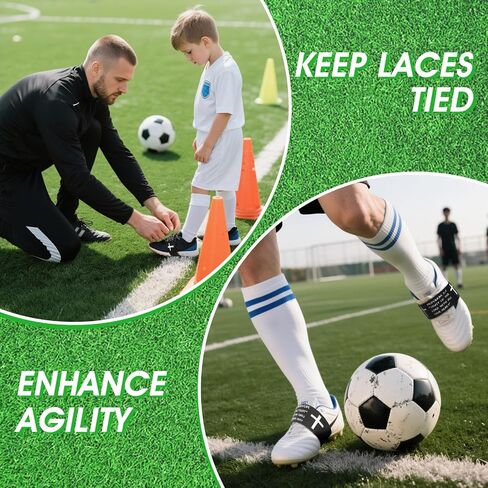 Eyourlife Soccer Cover Cover Lace & Football Shoe Band - 4 مساءً فرق أحذية السيليكون لكرة القدم وكرة القدم مرابط كرة القدم in Kuwait