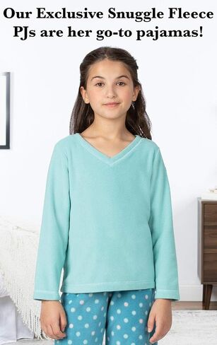 PajamaGram Snuggle Fleece Pajamas For Girls - Fleece Pajamas For Kids in Saudi Arabia